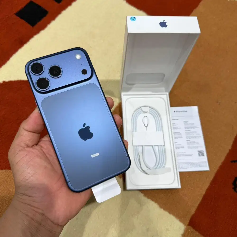 iphone 17 pro max 256gb deep blue resmi ibox