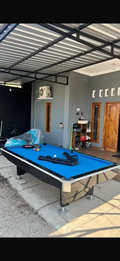 Meja Billiard 9 Feet Mulus Nominus Laken CPBA Bola Black DongzuFeima