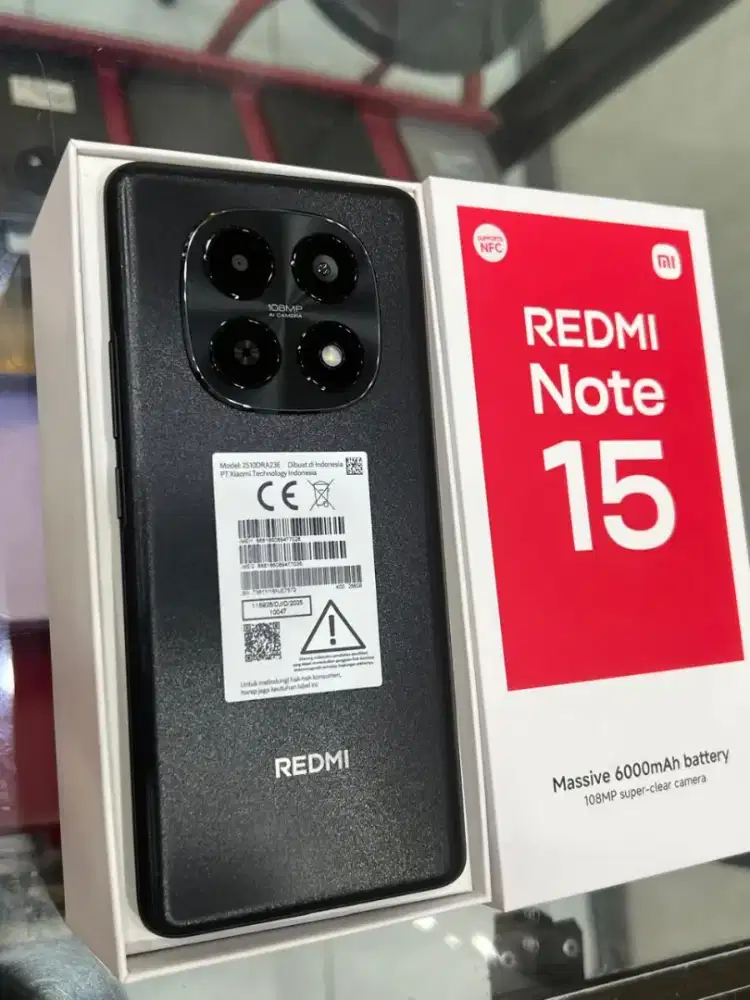 redmi note 15 4g
ram 8/256gb
mulus 99.9% like new