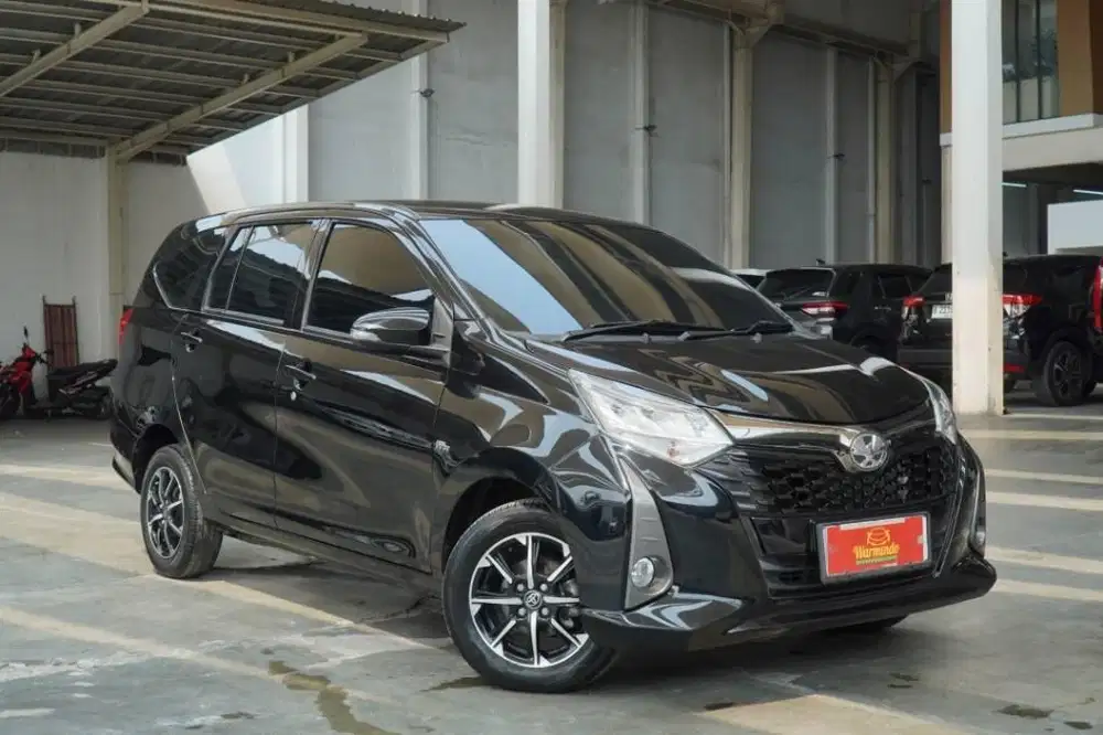 Toyota Calya 1.2 G Matic AT tahun 2023 hitam DP minim 15 juta