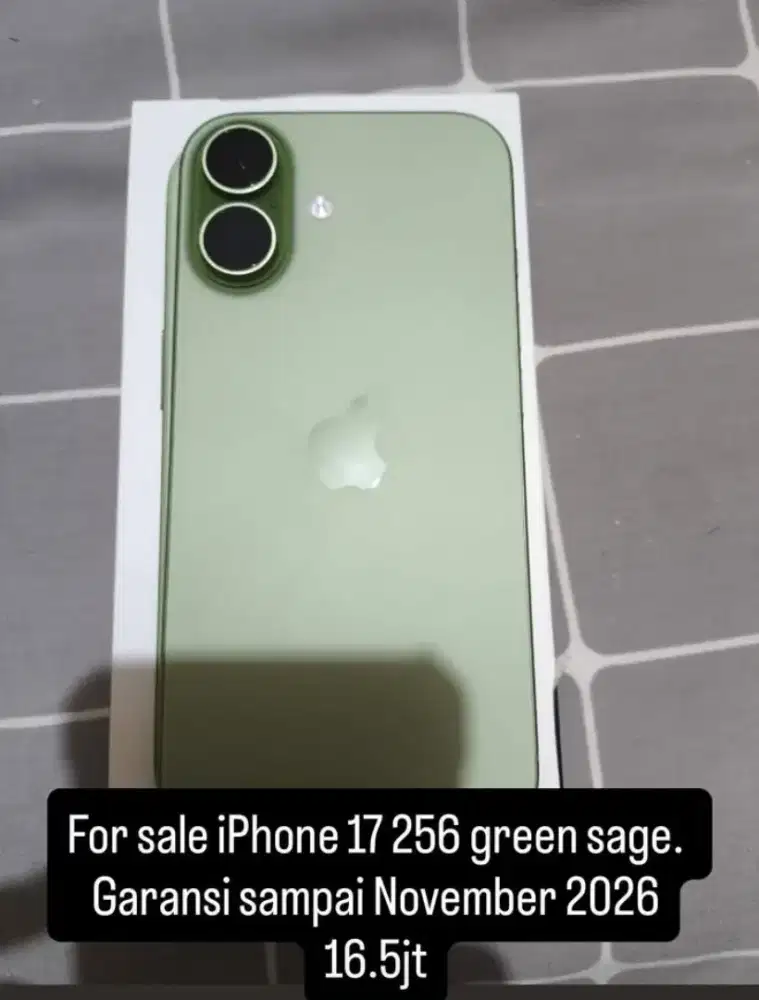 Dijual iPhone 17 pemakaian pribadi