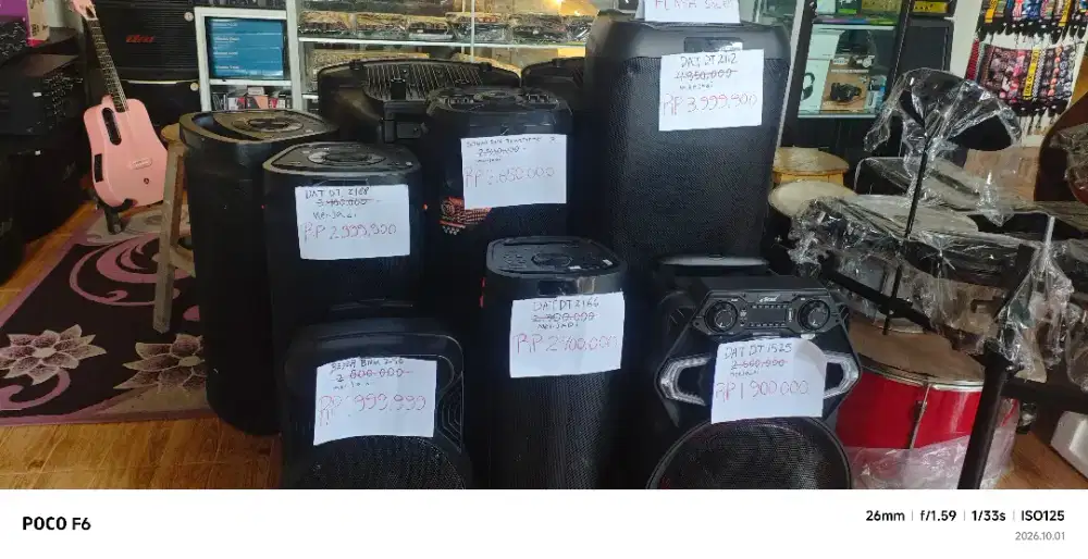 Flash sale speaker portable berbagai macam merk