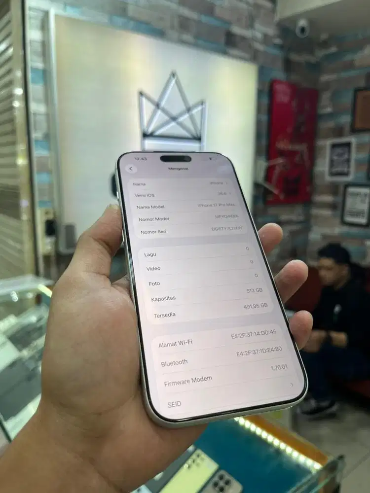iphone 17 pro max 512 silver ibox
