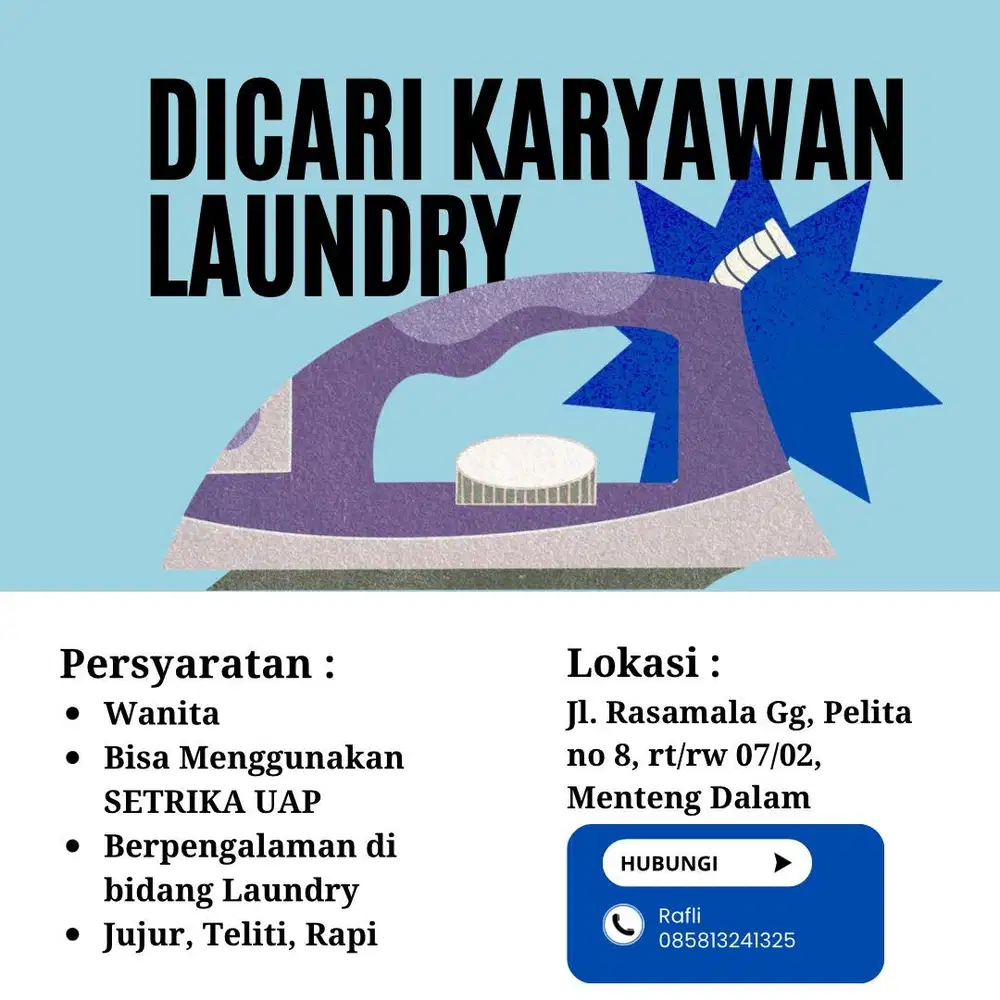 Lowongan Laundry