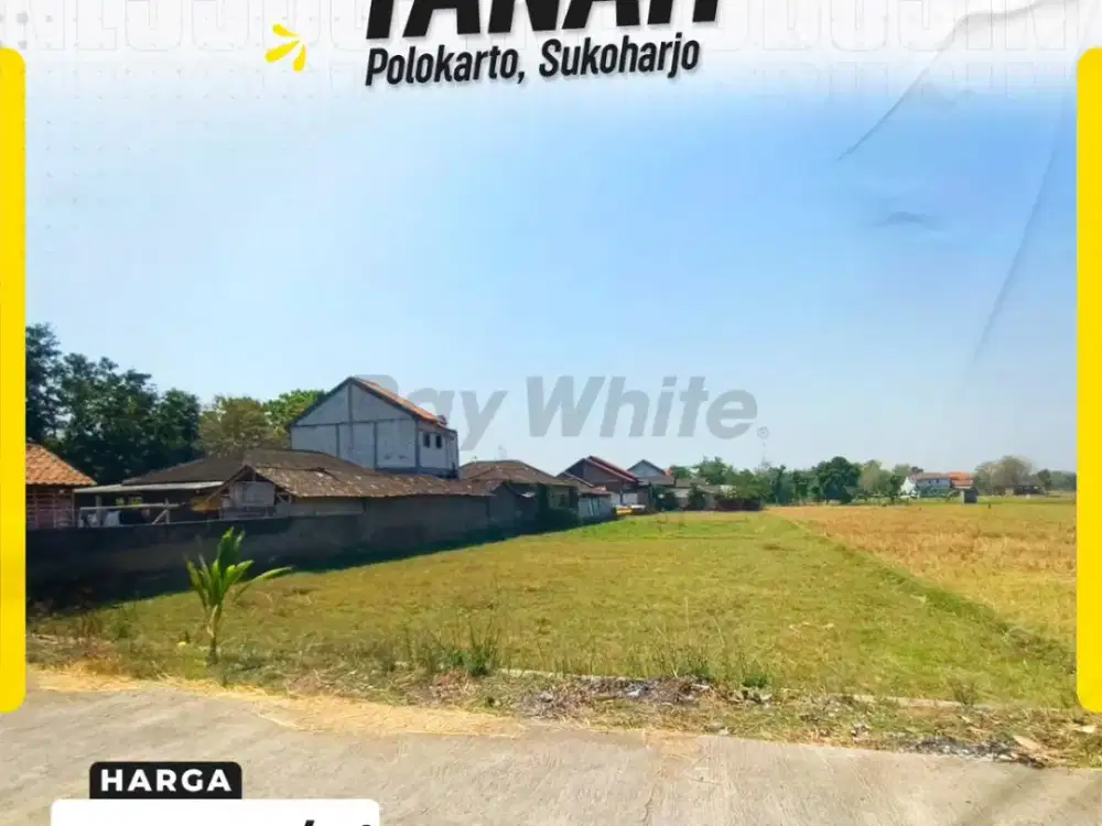Dijual Tanah Strategis di Polokarto, Sukoharjo
