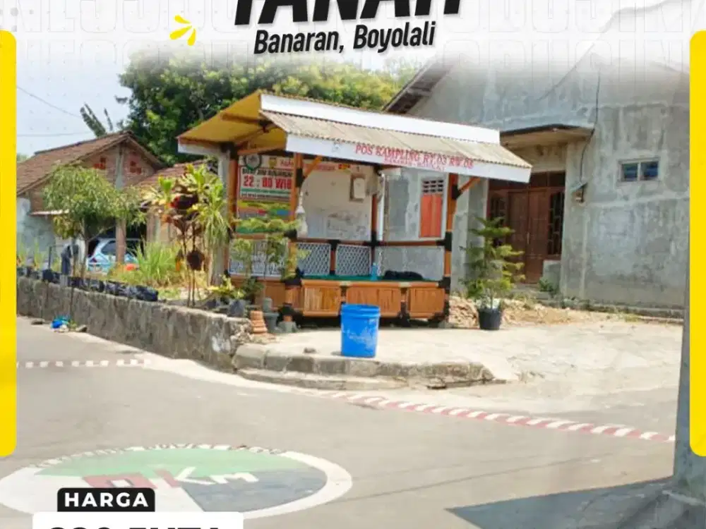 Dijual Tanah Strategis di Banaran, Boyolali