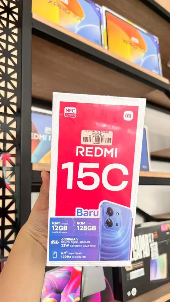 REDMI 15C 6+6/128GB