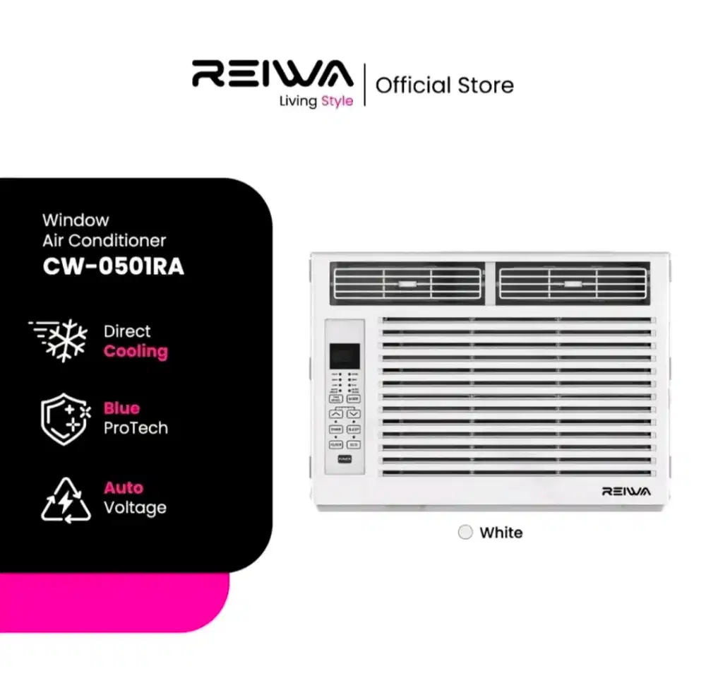Dijual Ac Reiwa 1/2 pk Hemat Listrik.  370watt