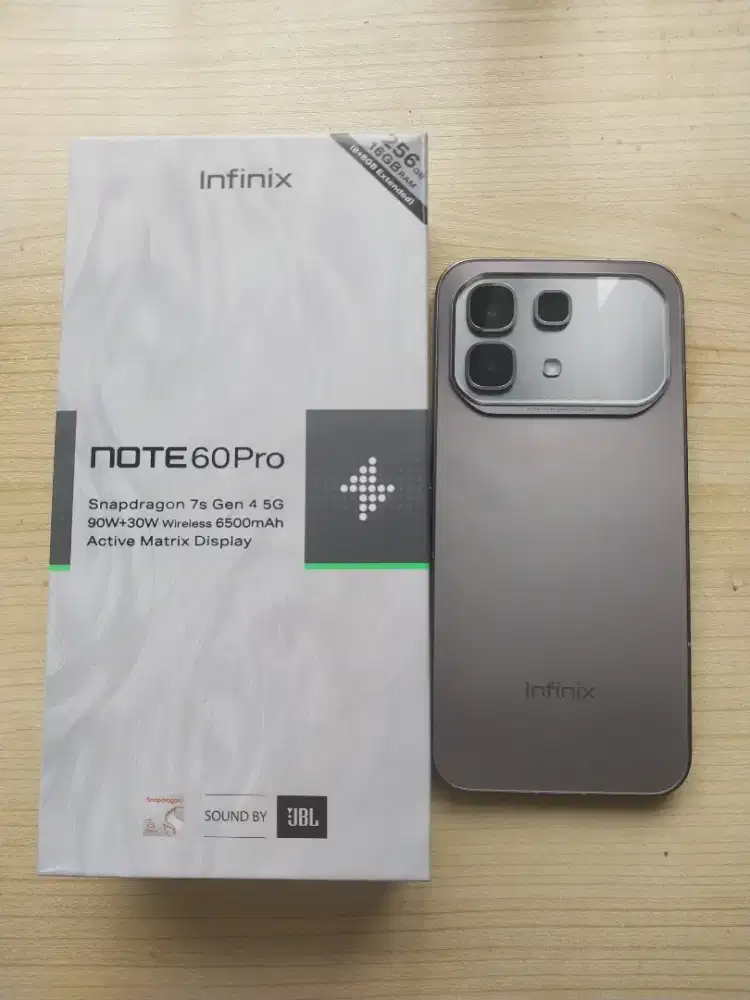 HP Second Infinix Note 60 Pro 12 GB 256 Mist Titanium Original