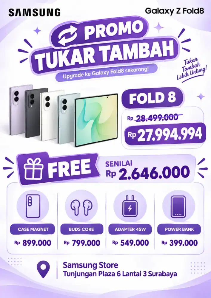 PROMO TUKAR TAMBAH FOLD 8