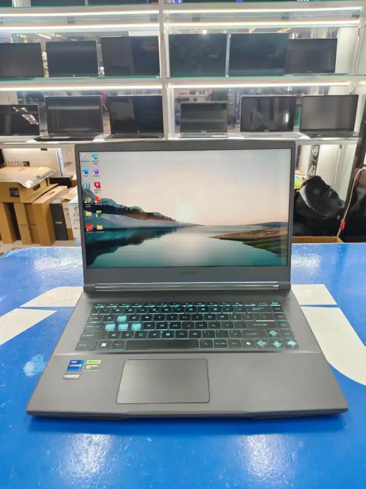 MSI THIN CORE I7 RTX 3050 SECOND LIKE NEW