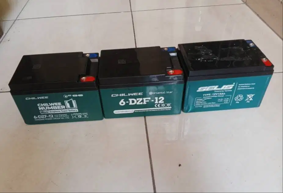 Aki Sepeda Listrik 12v 12ah Original Chilwee Selis