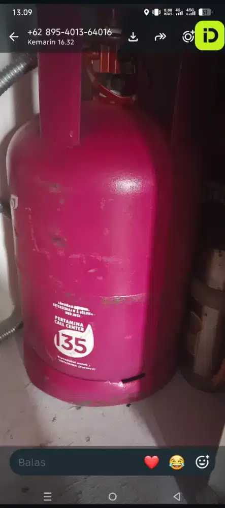 Tabung gas 12kg kosong