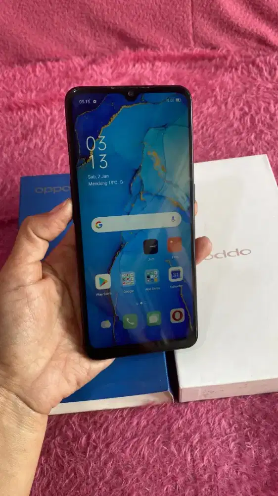 Oppo Reno 3 NFC hp sama dus 8/256
