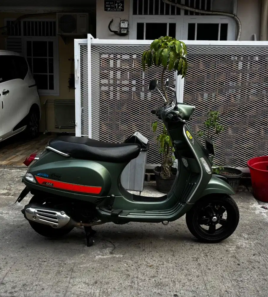 VESPA S 125 2019 IGET WARNA HIJAU DOFF