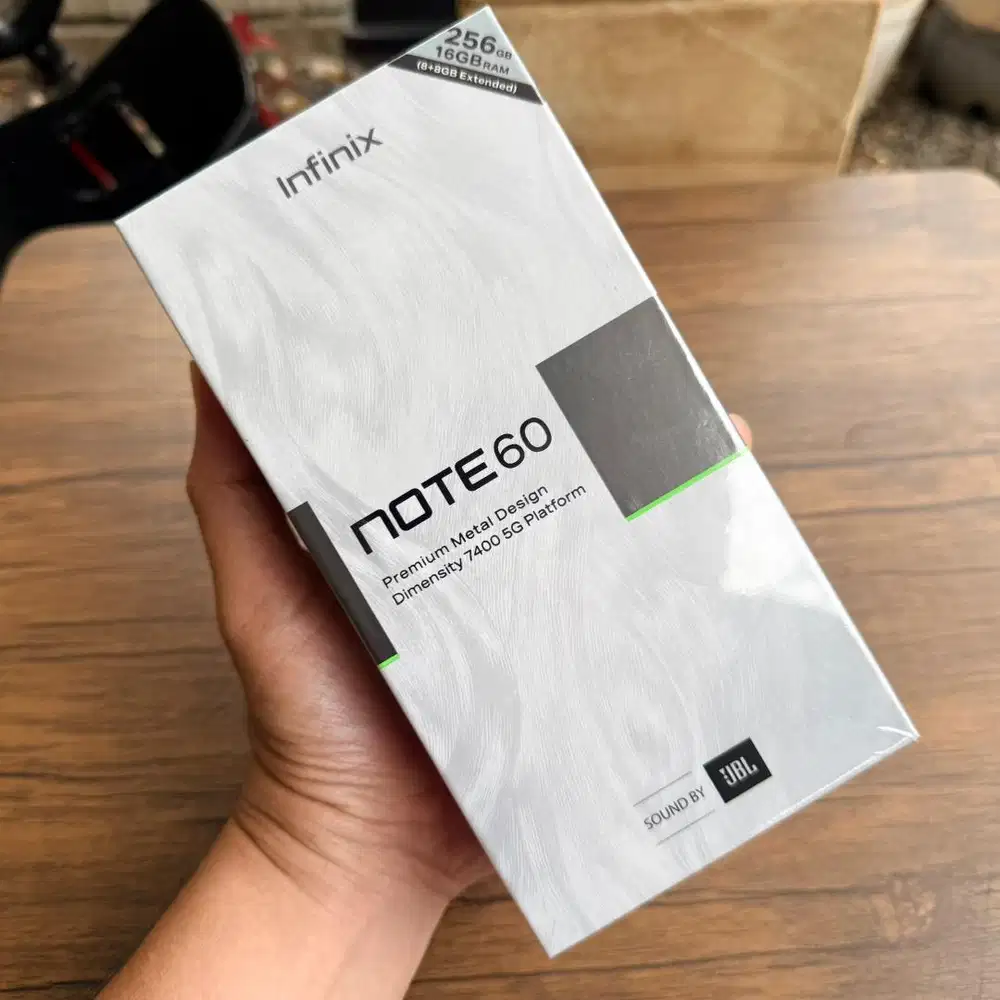 Infinix note 60 8+8 256gb baru