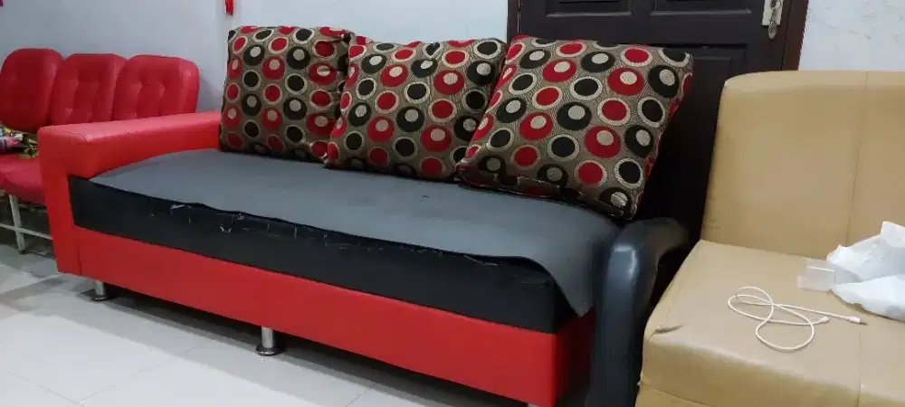 Preloved Sofa sudut tanpa meja