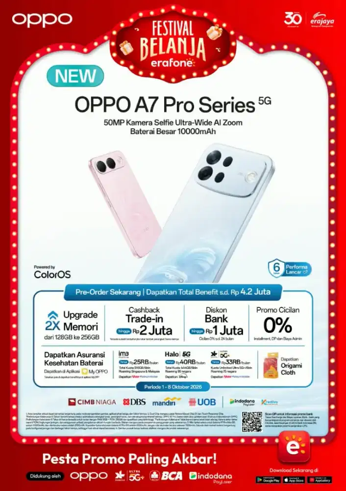 pre order Oppo A7 pro 5G
