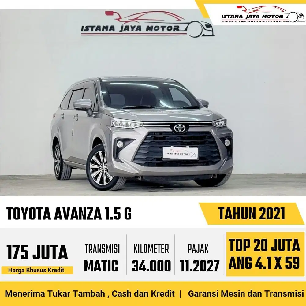 [KM 35 RB] Toyota Avanza G 1.5 Automatic 2021
