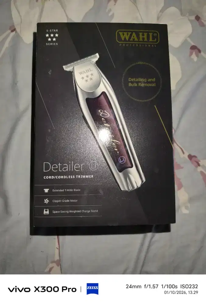 Wahl Professional Detailer Li Trimmer Original T-Wide Blade