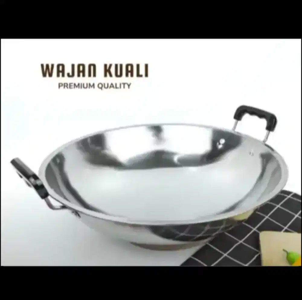 Paket dapat dua wajan stainless second