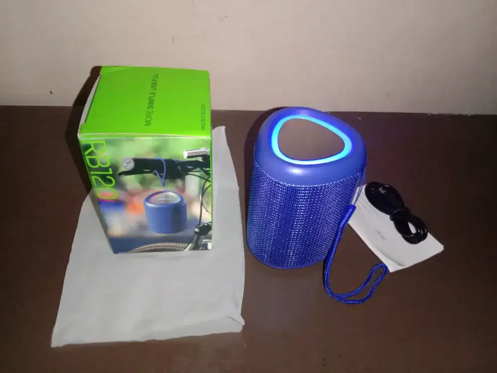 Speaker Bluetooth Robot 120 biru
