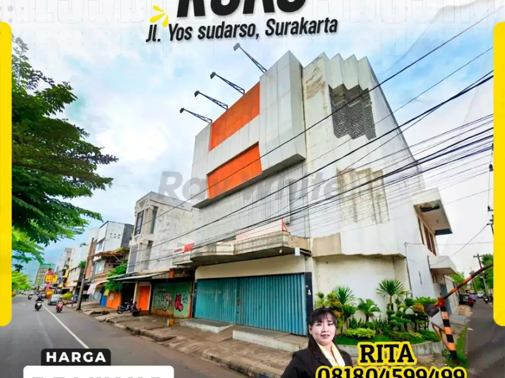 Dijual Ruko Tengah Kota Solo Ld 13M Bagus Cocok untuk Showroom