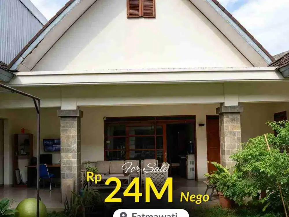 DIJUAL | RUMAH KOMERSIAL BLOK A FATMAWATI