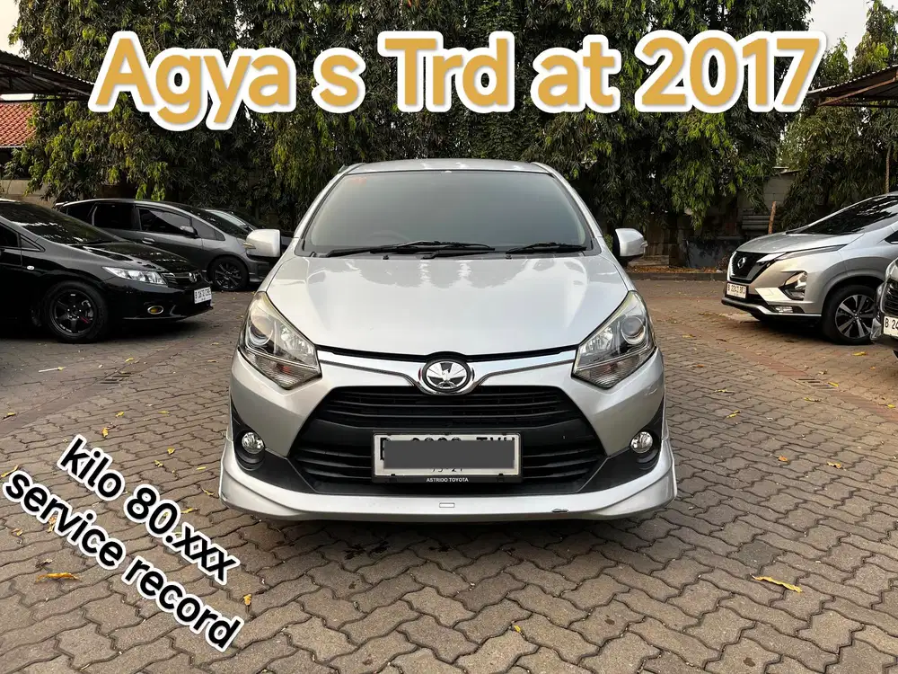 5JT AGYA S TRD 1.2 AT 2017 LOW KM 80RB FACELIFT !!