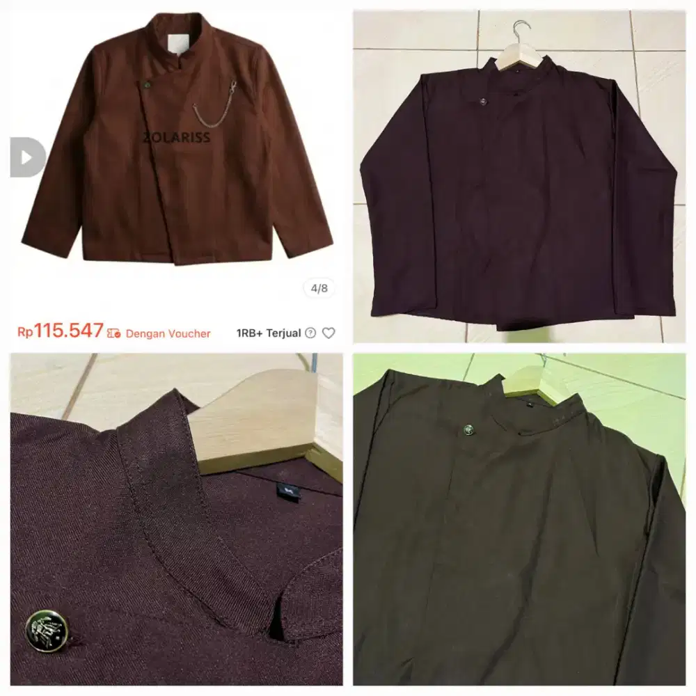 Beskap boxy dan Kemeja batik