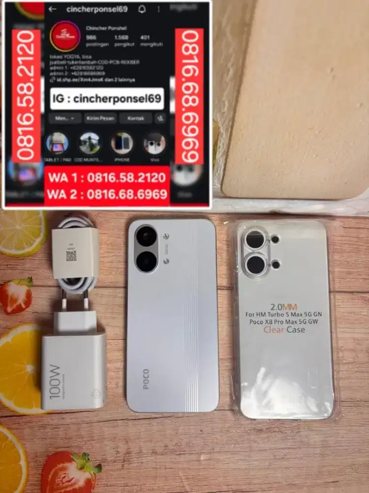 Jual hp Poco X8 Pro Max 12/512 likenew istimewa grns sampai juli 2027