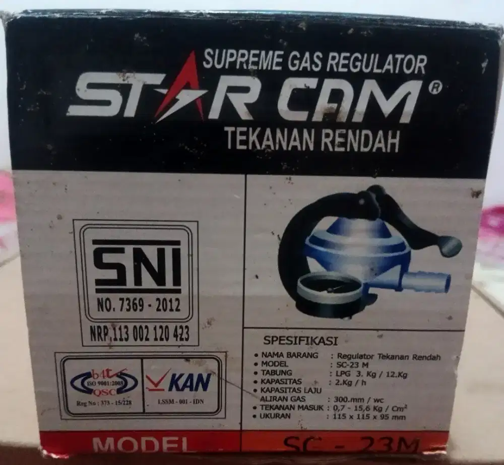 Regulator merek Starcam Type SC-23 M