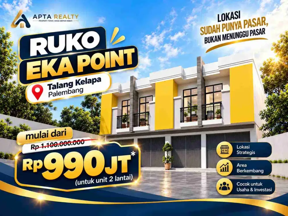 Ruko Eka Point Jl. Talang Kelapa Palembang