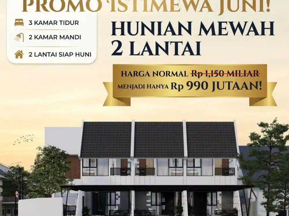 Rumah Kota Bandung City View 900 Jt