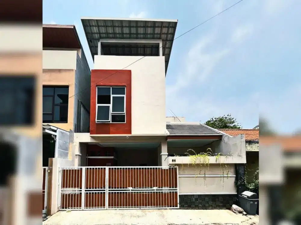 Rumah Modern Tropis + Rooftop Siap Huni Di Rawamangun Jakarta Timur