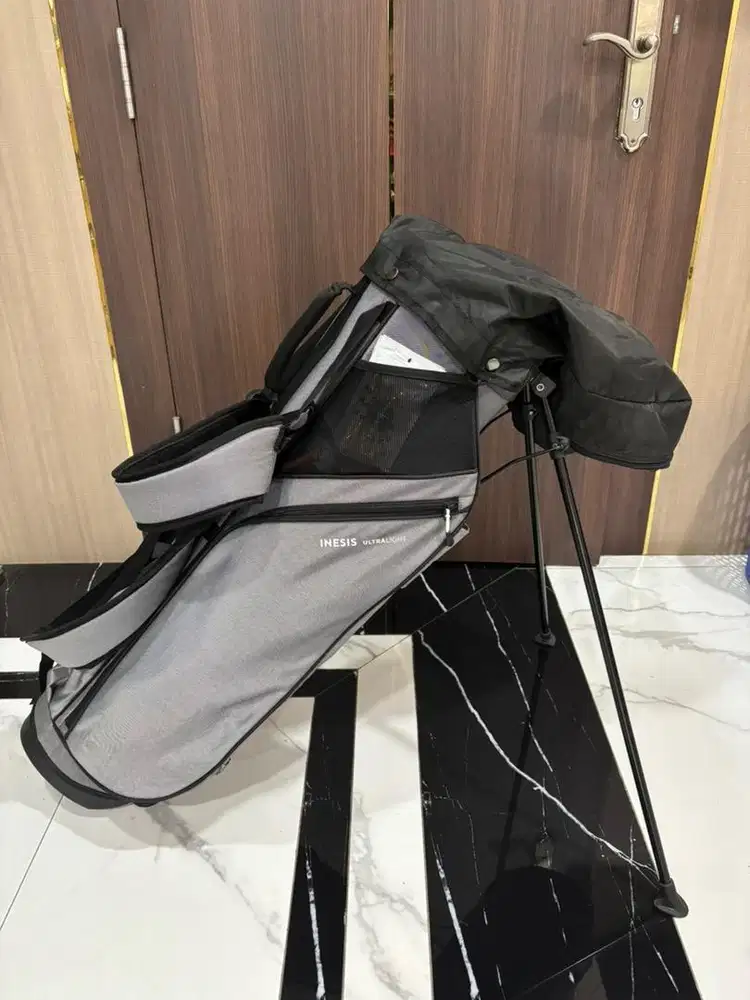 Tas Golf Inesis Ultra Light Abu-abu Free Bola golf & Gloves handle