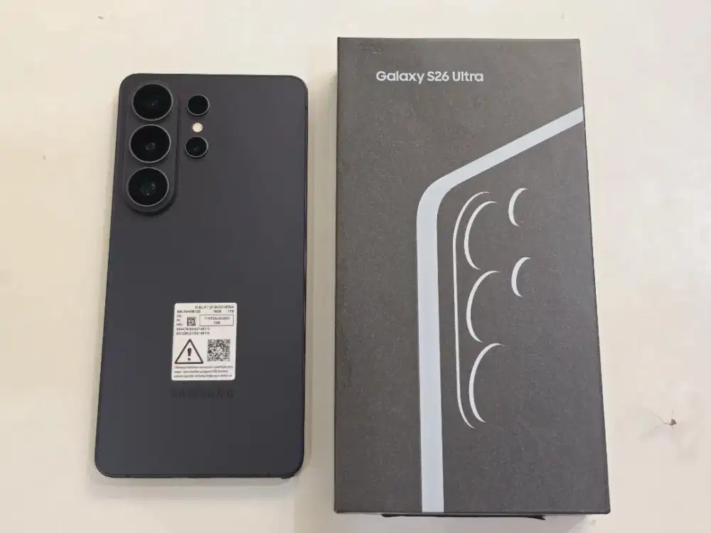 Samsung Galaxy S26 Ultra 16/1TB Resmi SEIN Full Original Like New