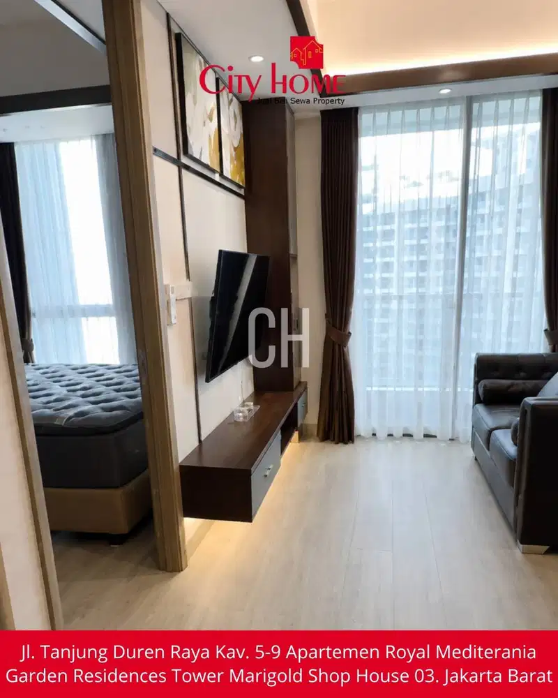Dijual 1BR Taman Anggrek Residence 38m² Full Furnished