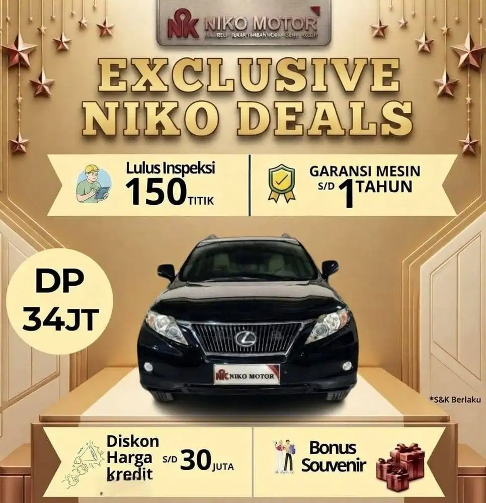(ANTIK KM80RB) LEXUS RX270 HONGKONG CBU 2011 AT: RX 270|2009|2010|2012