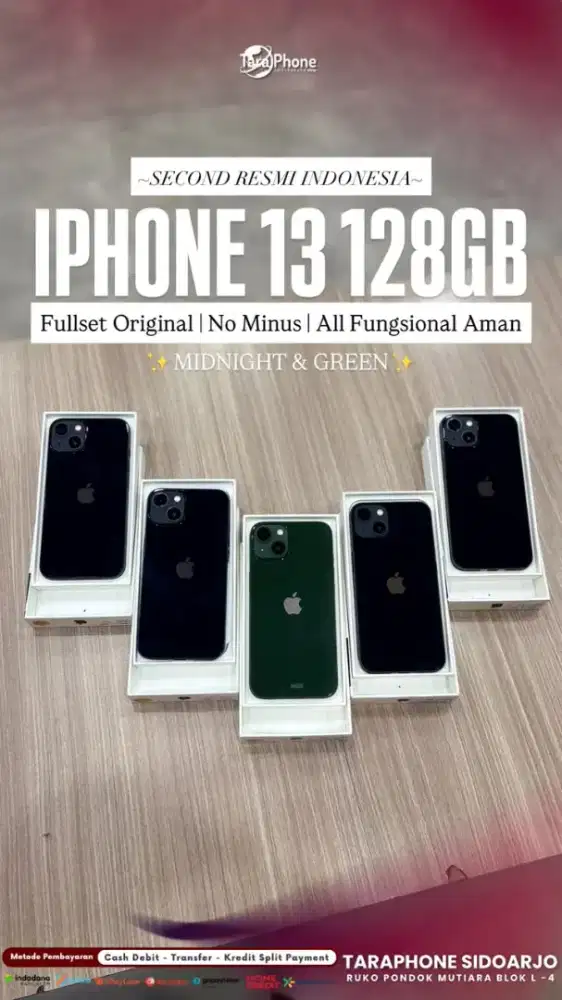ip 13 128GB Second Resmi