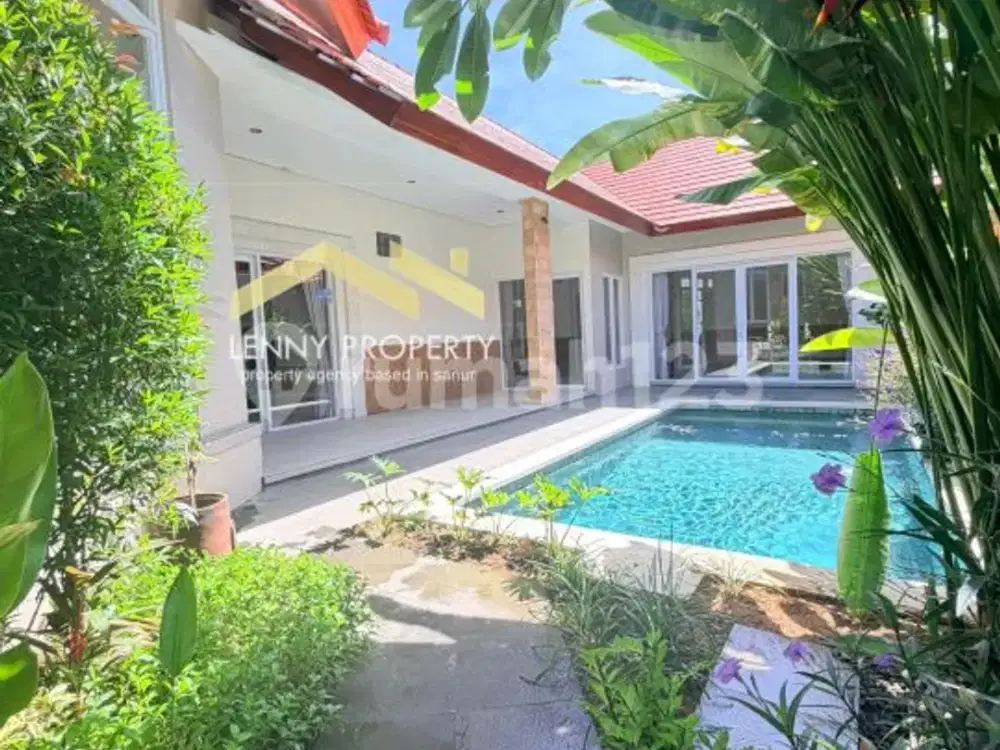 Cozy Three Bedrooms Villa On Beachside Sanur For Rent