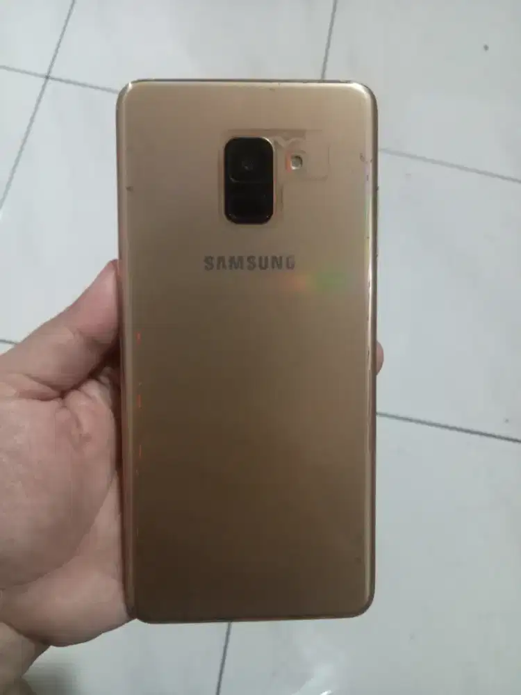 Galaxy A8 Plus-4G.Finger.Ram 6/64GB.ORI #GOLDEN PONSEL