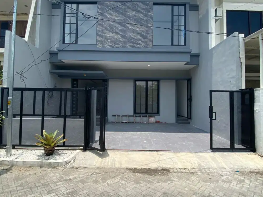 Baru Gress Rumah Wisma Mukti Klampis Semolo Barat, One Gate System