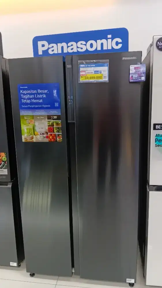 CICILAN KULKAS PANASONIC REFRIGERATOR SIDE BY SIDE 631 L