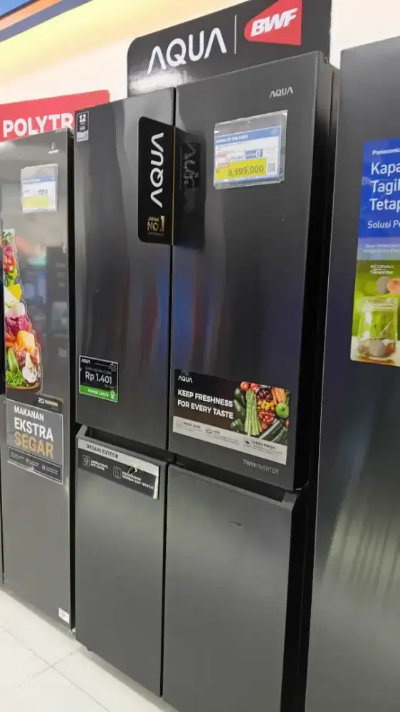 CICILAN KULKAS AQUA REFRIGERATOR MULTIDOOR 465 L