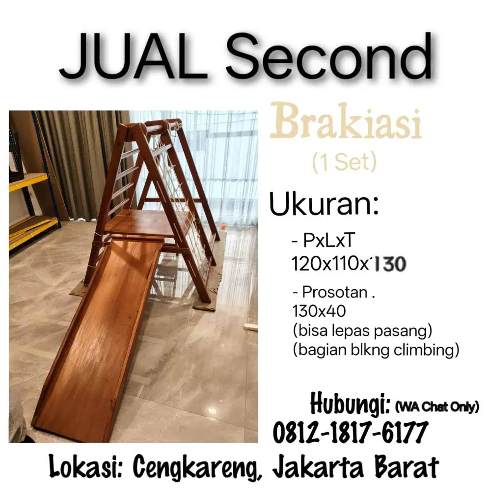 Brakiasi/ Mainan Manjat Anak/ Motorik Kasar