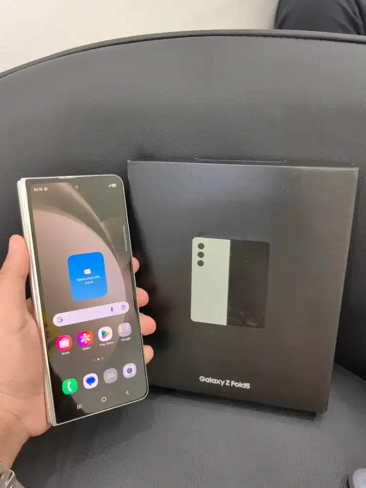 Samsung Z Fold 5 12/512 Fulset ori resmi sein no minus