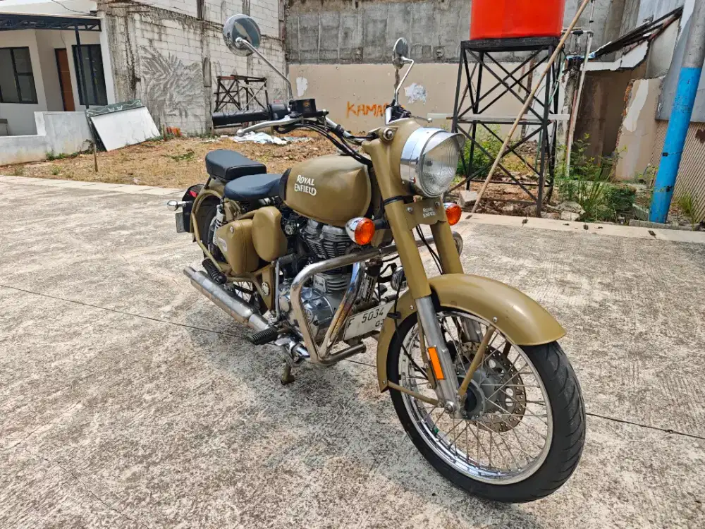 Bs Kredit/TT Royal Enfield Classic 500 Euro4 Dessert Storm Modif 20jt