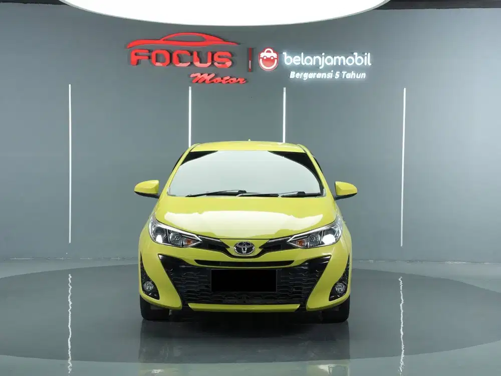 Toyota Yaris 1.5 G CVT AT Kuning Metalik 2019 Low KM Record Garansi