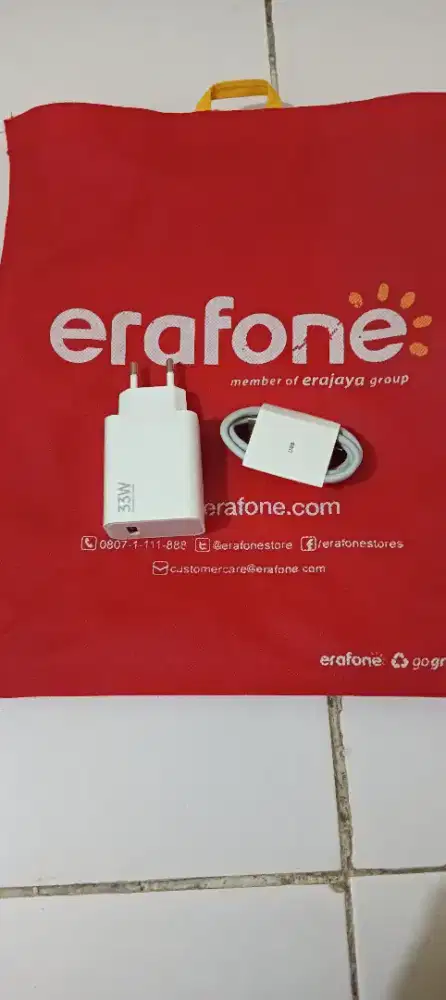 Charger OriCopotanXiaomi 33 Watt TipeC FastCharge (Baru).
